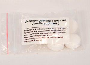Дезинфицирующее средство Део-Хлор в таблетках (10 шт.)