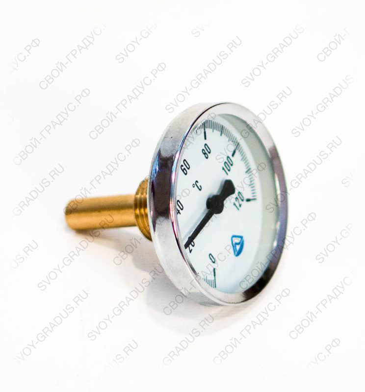 Термометр биметаллический ТБ-63-50 (0…+120°С)