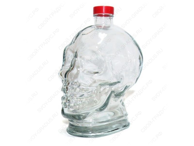 Бутылка «Череп» 1 литр